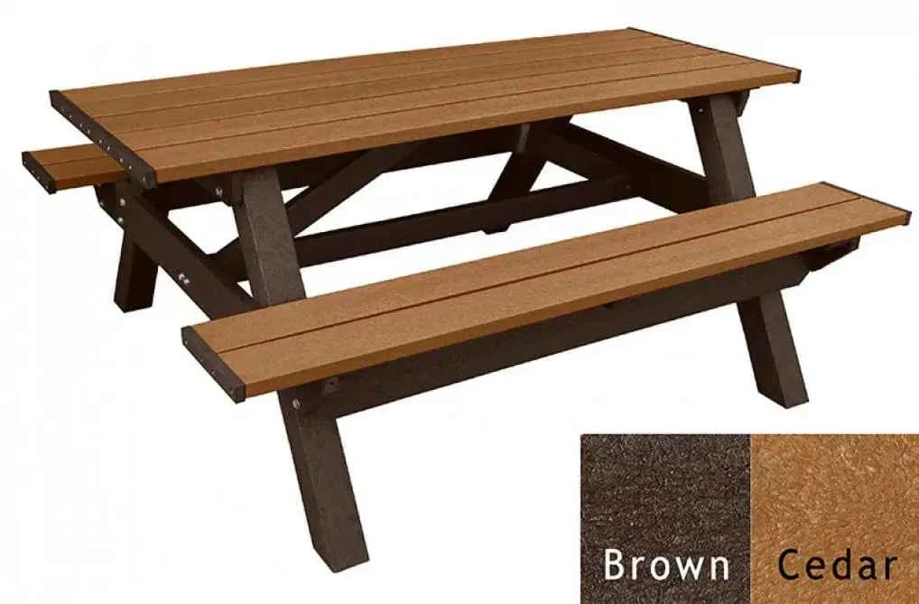 Signature 6-Foot All-Weather Recycled Picnic Table