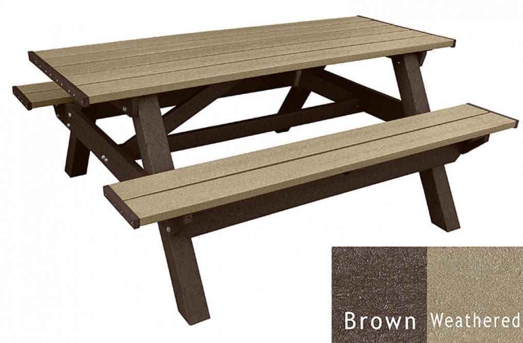 Signature 6-Foot All-Weather Recycled Picnic Table