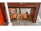 Best Redwood Super Deck Picnic Table