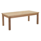 Marina 10-Piece Teak Outdoor Seating Set with Navy Performance Cushions