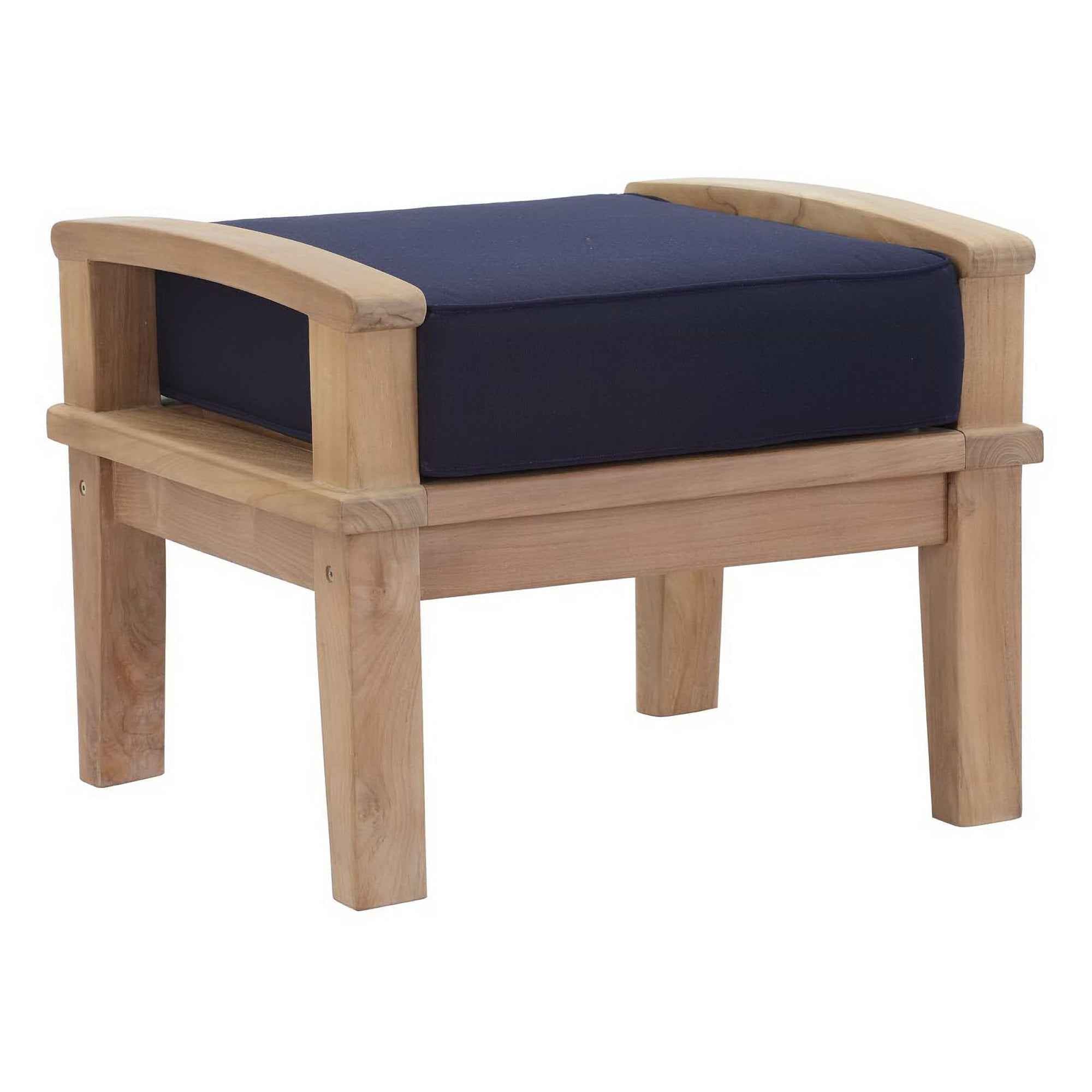 Marina 9-Piece Teak Outdoor Lounge Set by Modway