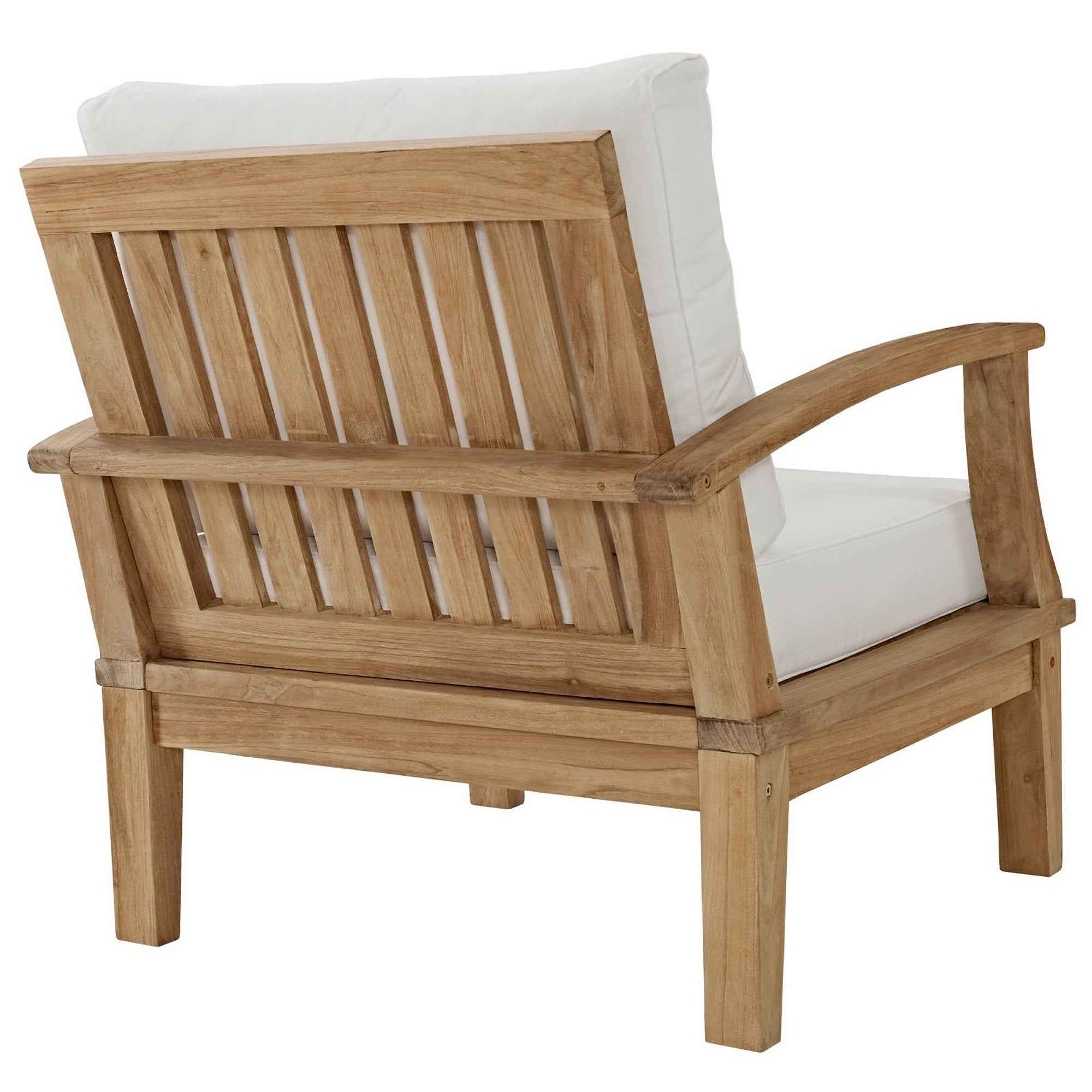 Marina 9-Piece Teak Outdoor Lounge Set by Modway
