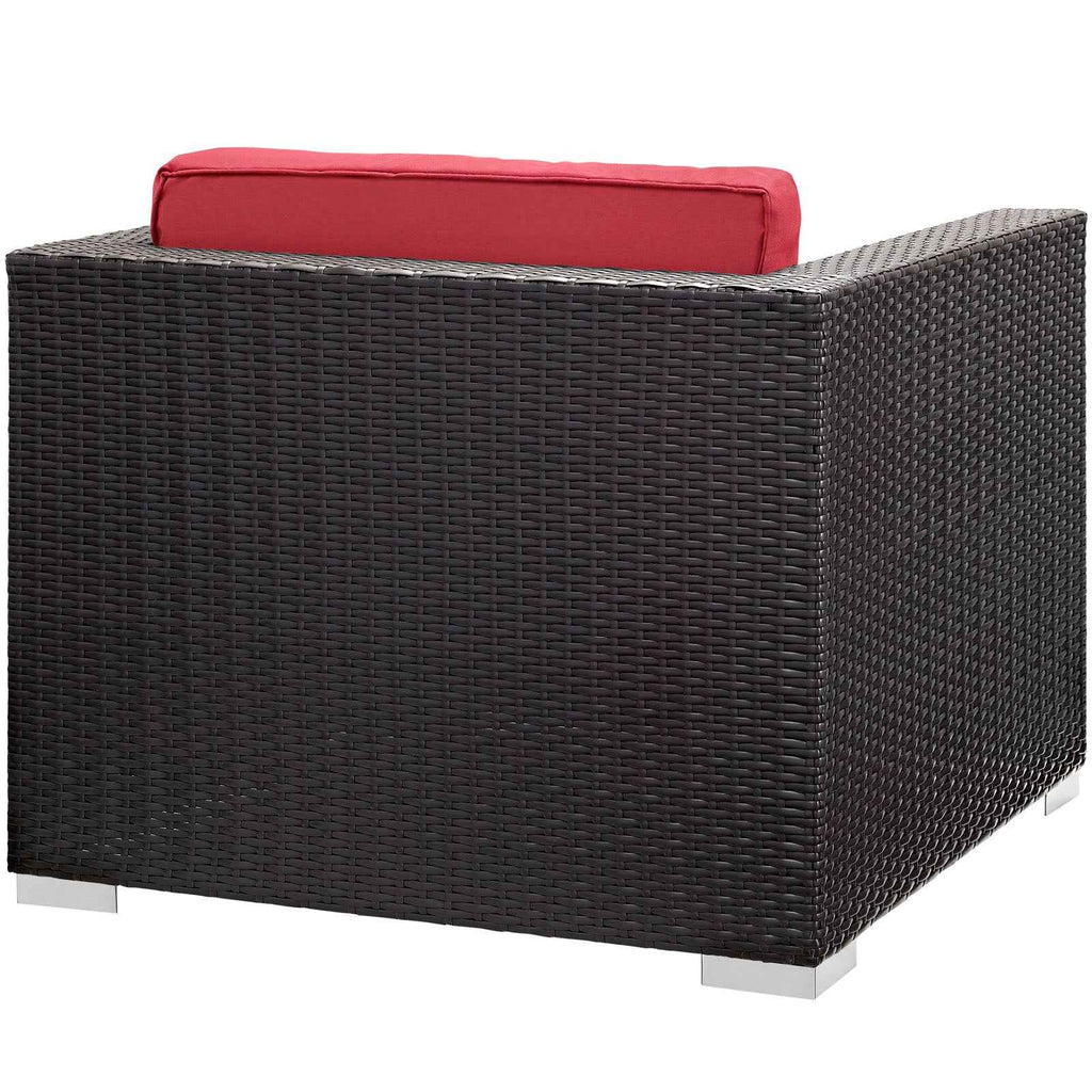 Modway Convene 5-Piece Outdoor Sectional Set