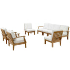 Marina 8-Piece Solid Teak Outdoor Sectional Set