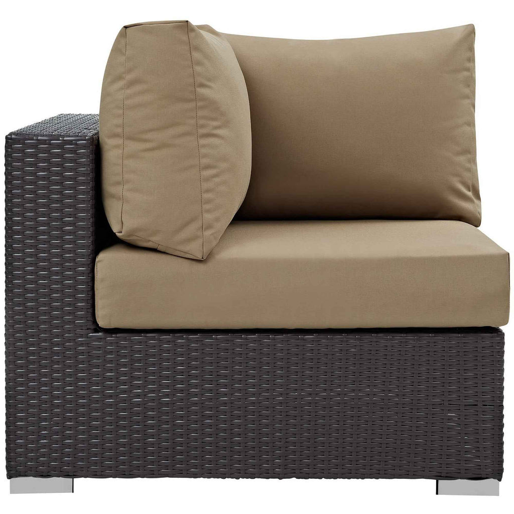 Modway Convene 10-Piece Outdoor Lounge Sectional Set