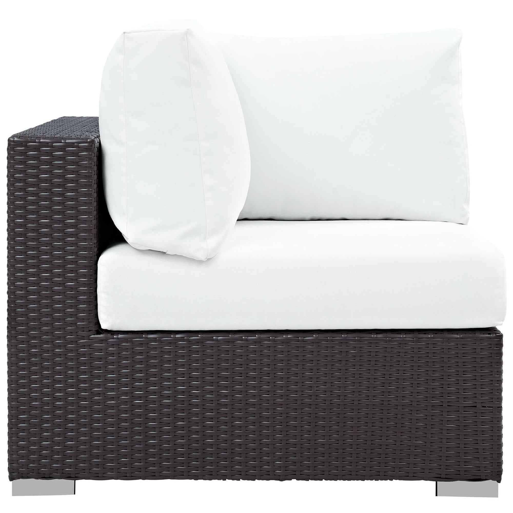 Modway Convene 10-Piece Outdoor Lounge Sectional Set