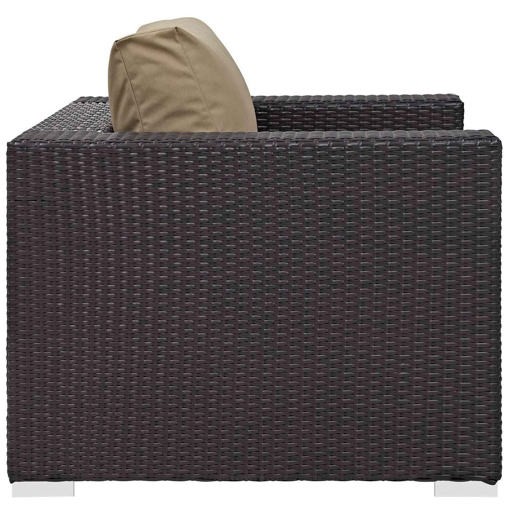 Modway Convene 10-Piece Outdoor Lounge Sectional Set