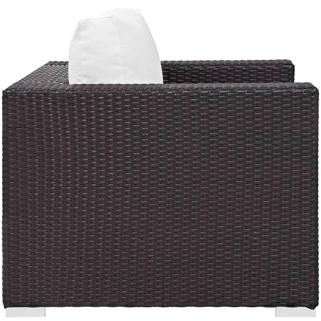 Modway Convene 10-Piece Outdoor Lounge Sectional Set
