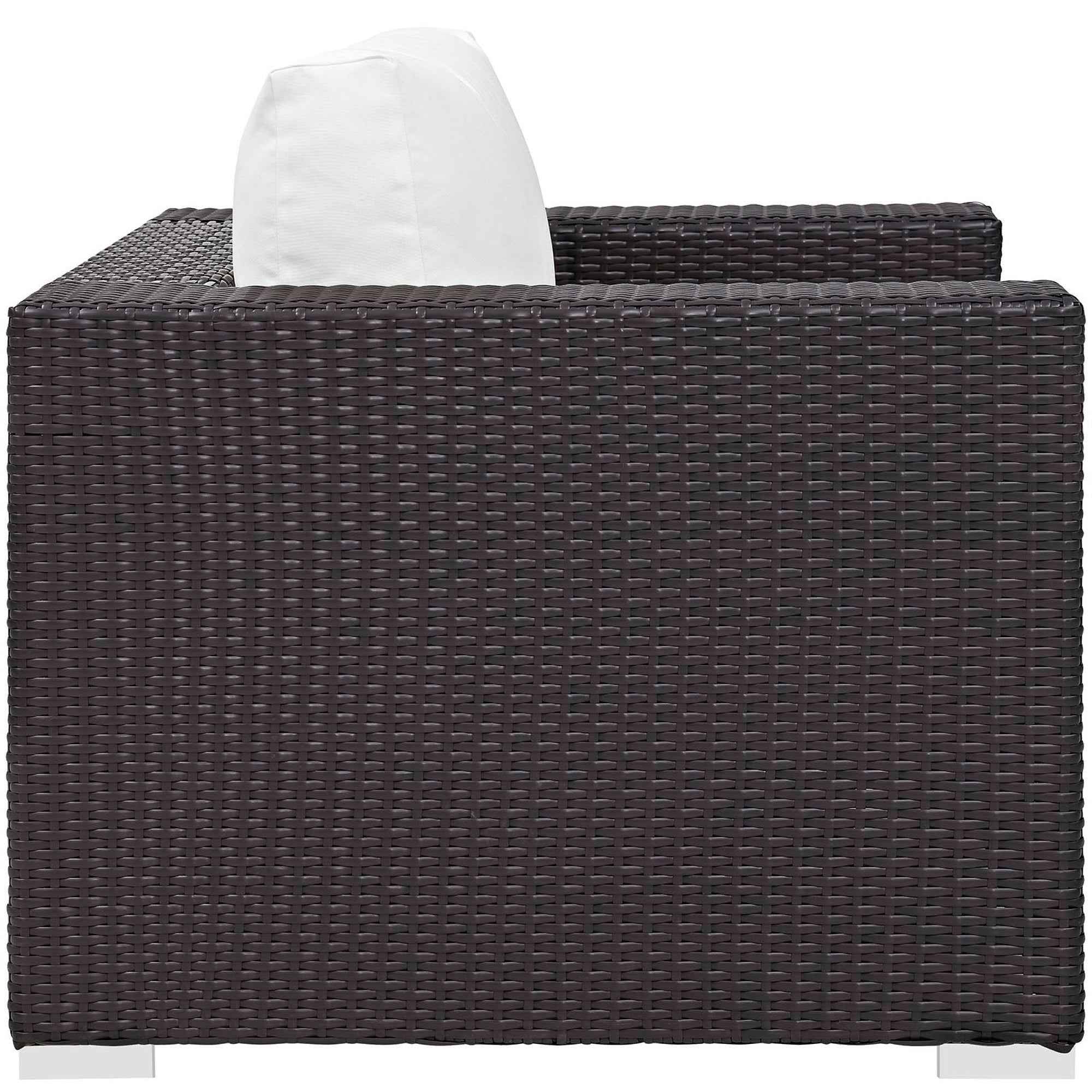 Modway Convene 10-Piece Outdoor Lounge Sectional Set