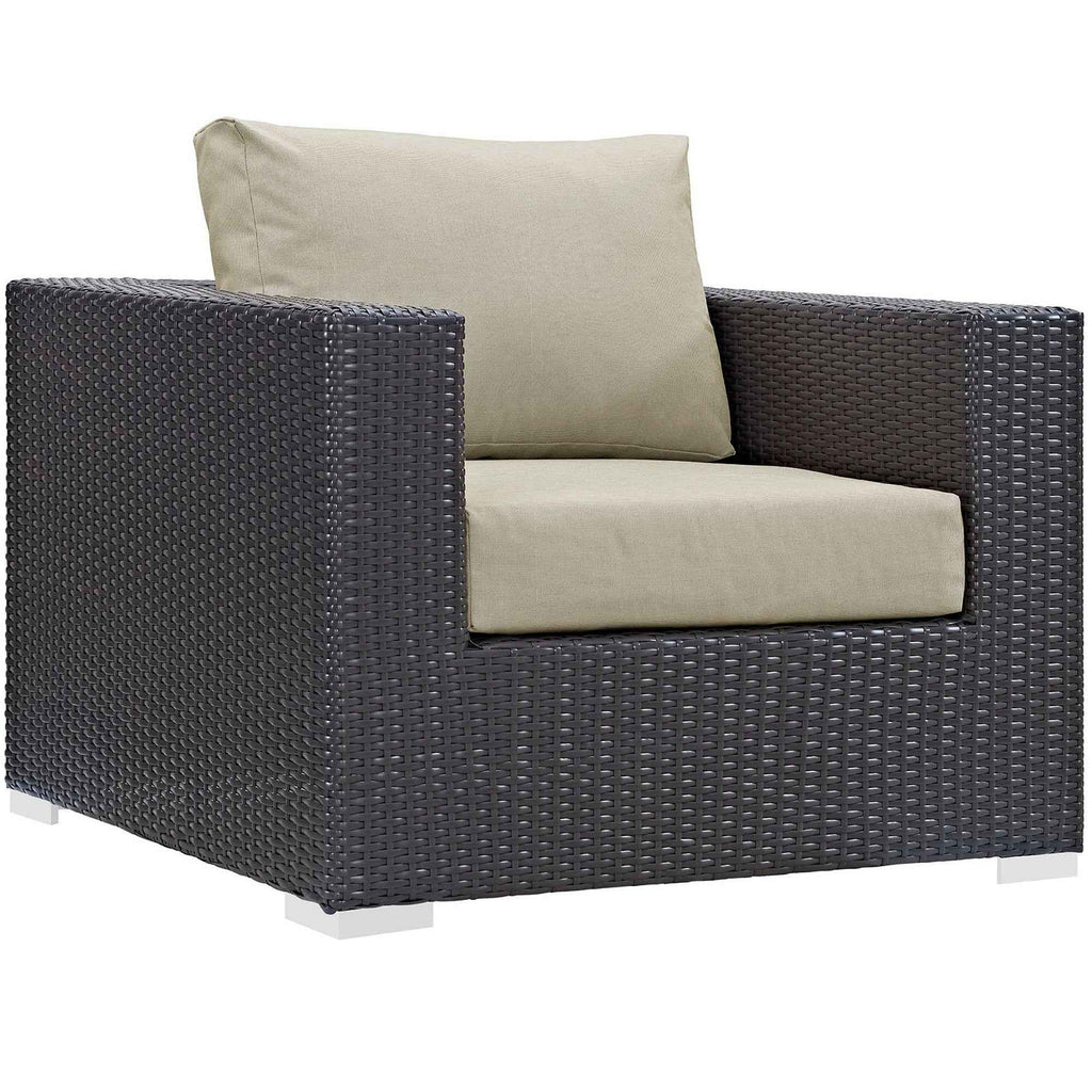 Modway Convene 10-Piece Outdoor Lounge Sectional Set