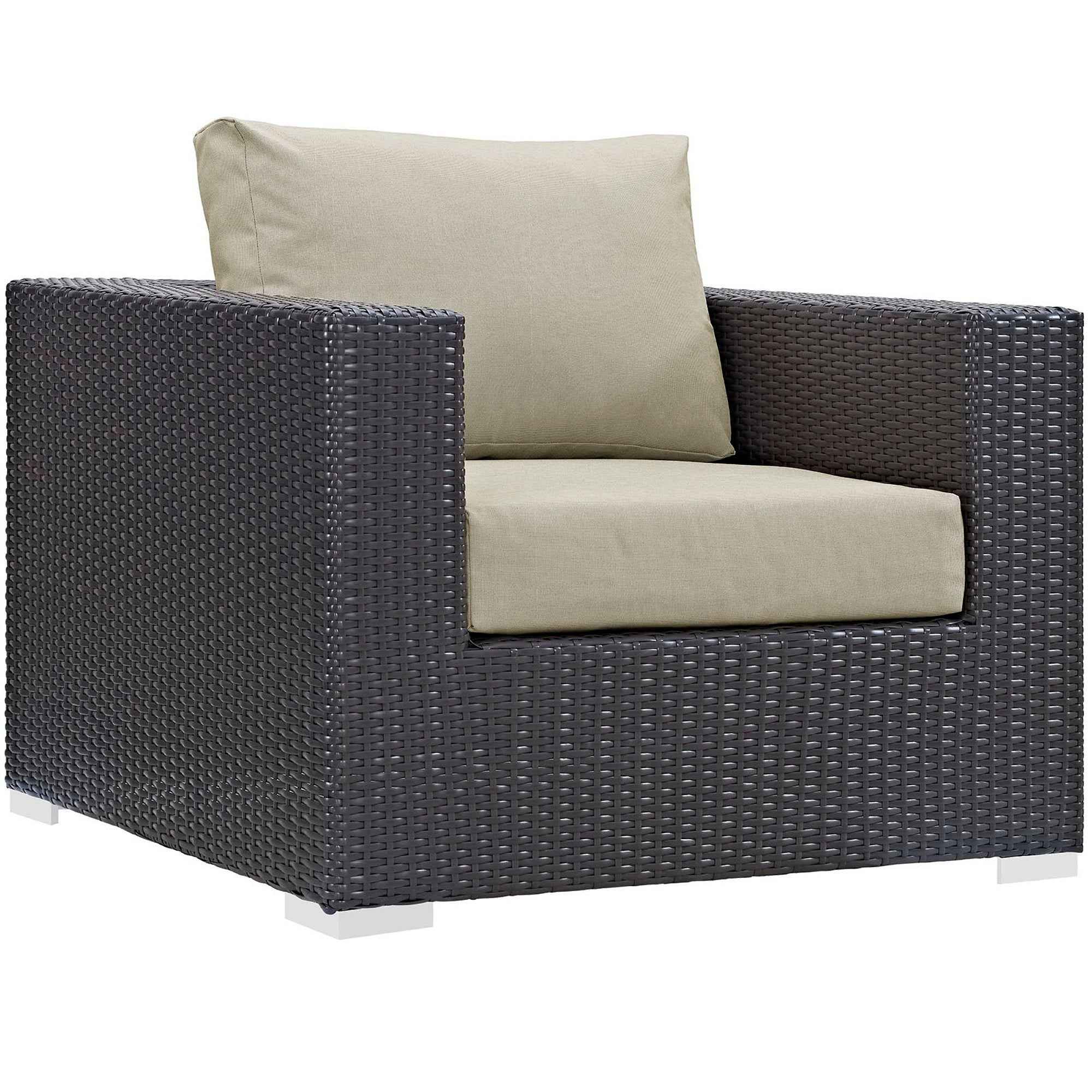 Modway Convene 10-Piece Outdoor Lounge Sectional Set