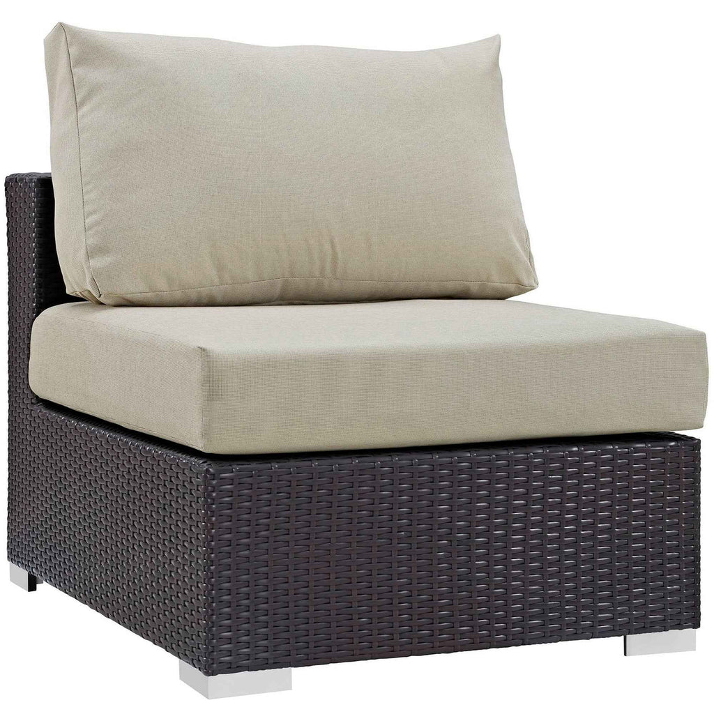 Modway Convene 10-Piece Outdoor Lounge Sectional Set