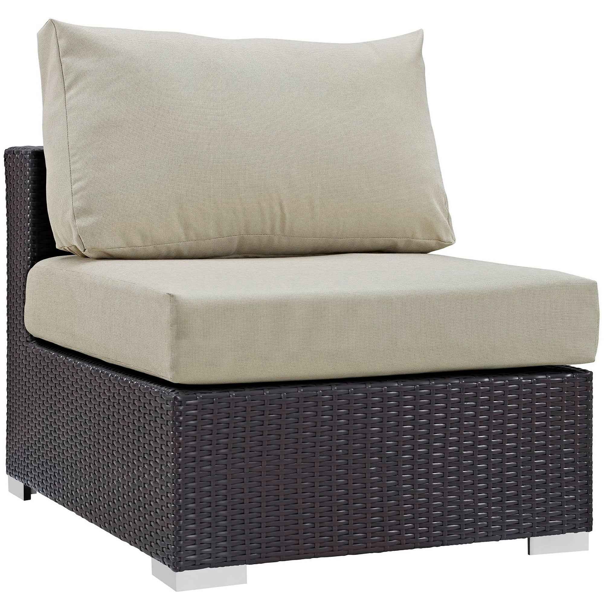 Modway Convene 10-Piece Outdoor Lounge Sectional Set