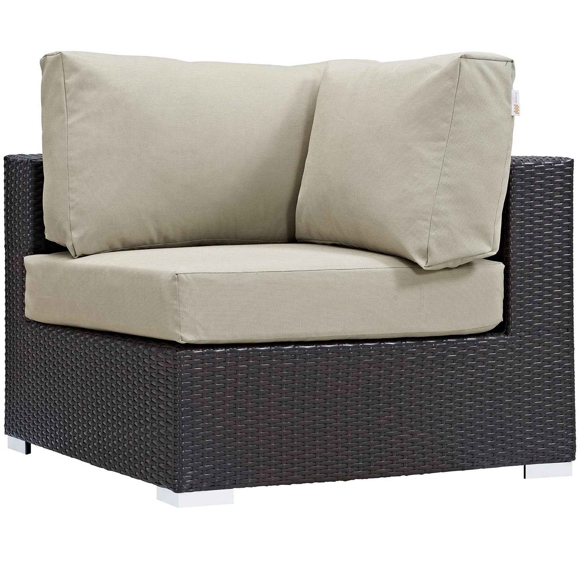Modway Convene 10-Piece Outdoor Lounge Sectional Set