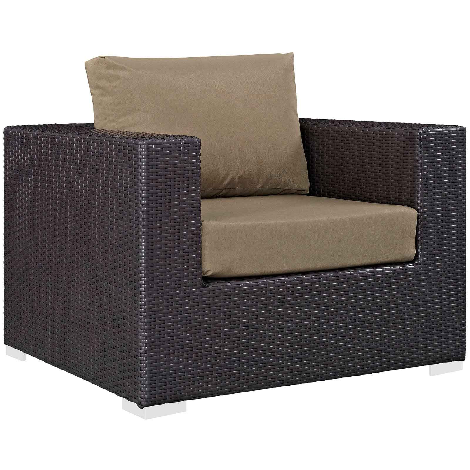 Modway Convene 10-Piece Outdoor Lounge Sectional Set