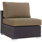 Modway Convene 10-Piece Outdoor Lounge Sectional Set