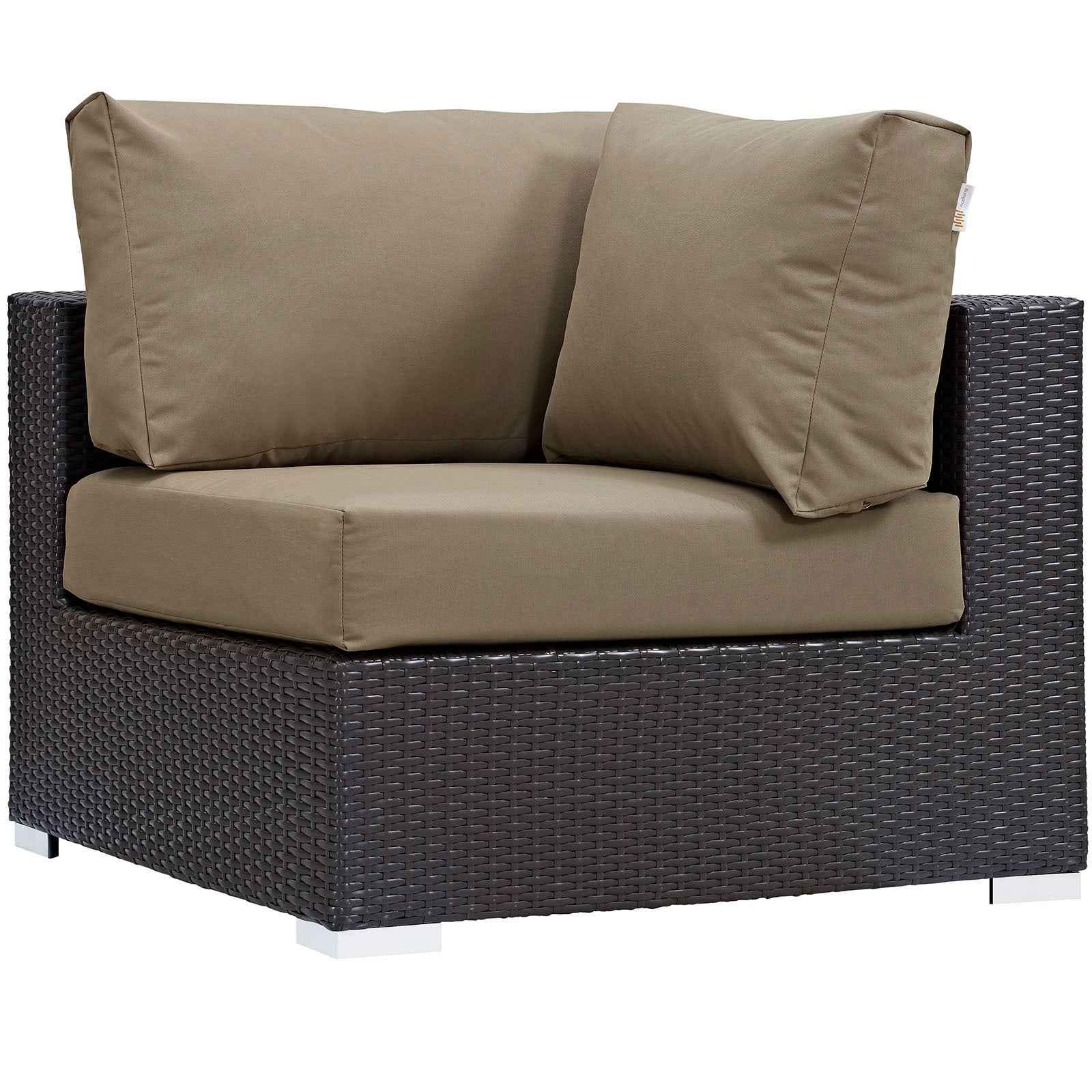 Modway Convene 10-Piece Outdoor Lounge Sectional Set