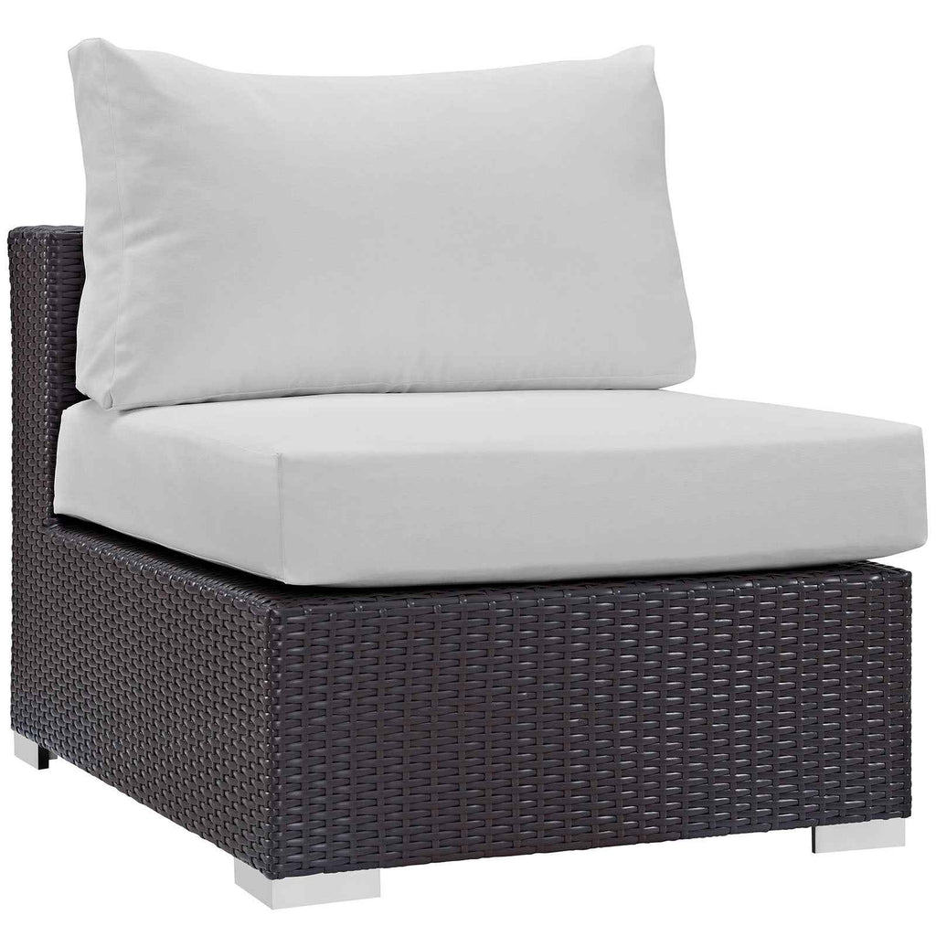 Modway Convene 10-Piece Outdoor Lounge Sectional Set