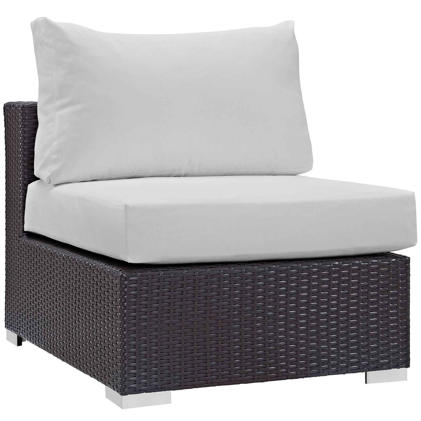 Modway Convene 10-Piece Outdoor Lounge Sectional Set