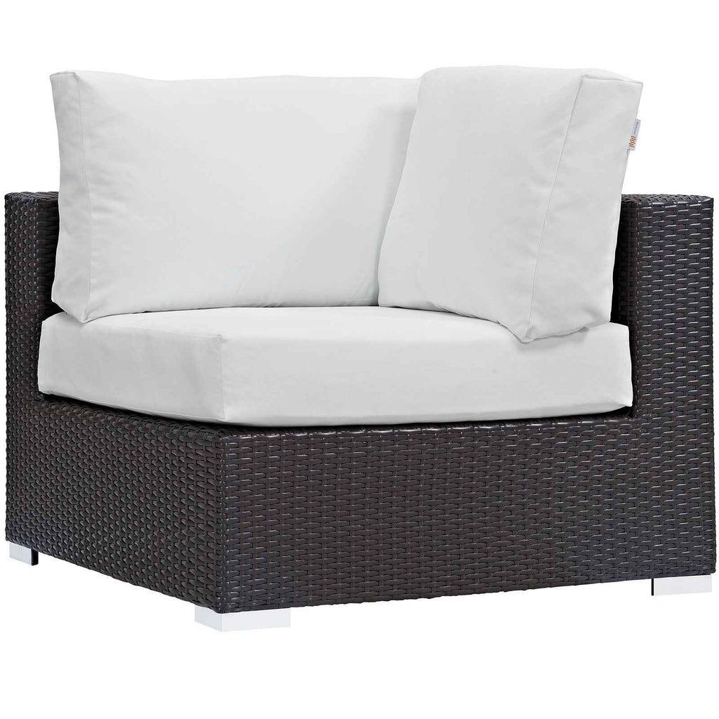 Modway Convene 10-Piece Outdoor Lounge Sectional Set
