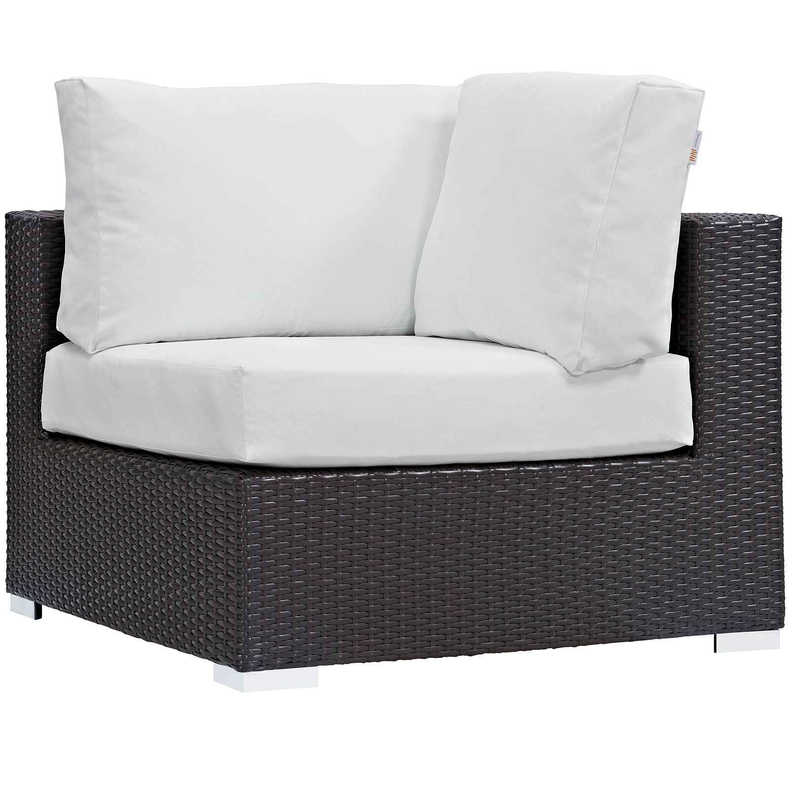 Modway Convene 10-Piece Outdoor Lounge Sectional Set
