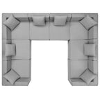 Saybrook 8-Piece Outdoor Upholstered Sectional Sofa