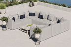 Saybrook 8-Piece Outdoor Upholstered Sectional Sofa