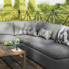 Modway 5-Piece Modular Outdoor Sectional Sofa