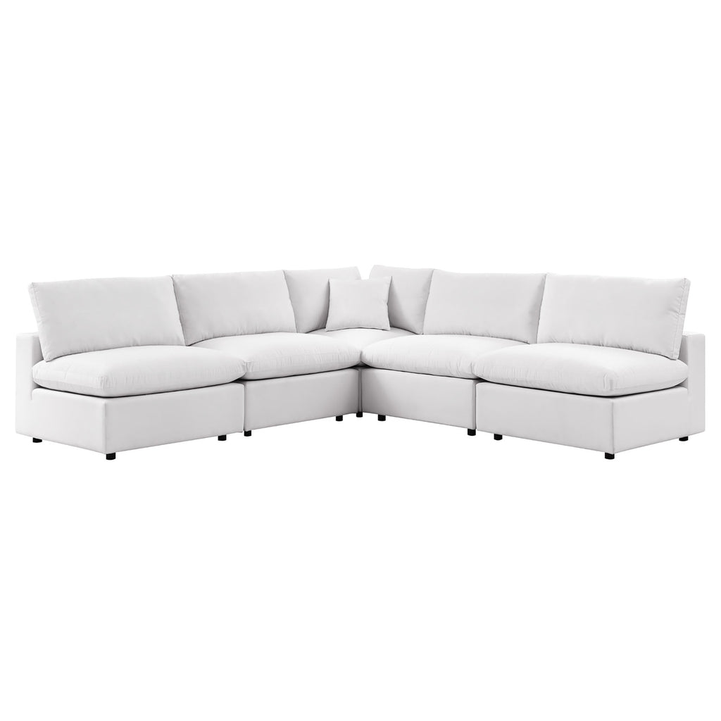 Modway 5-Piece Modular Outdoor Sectional Sofa