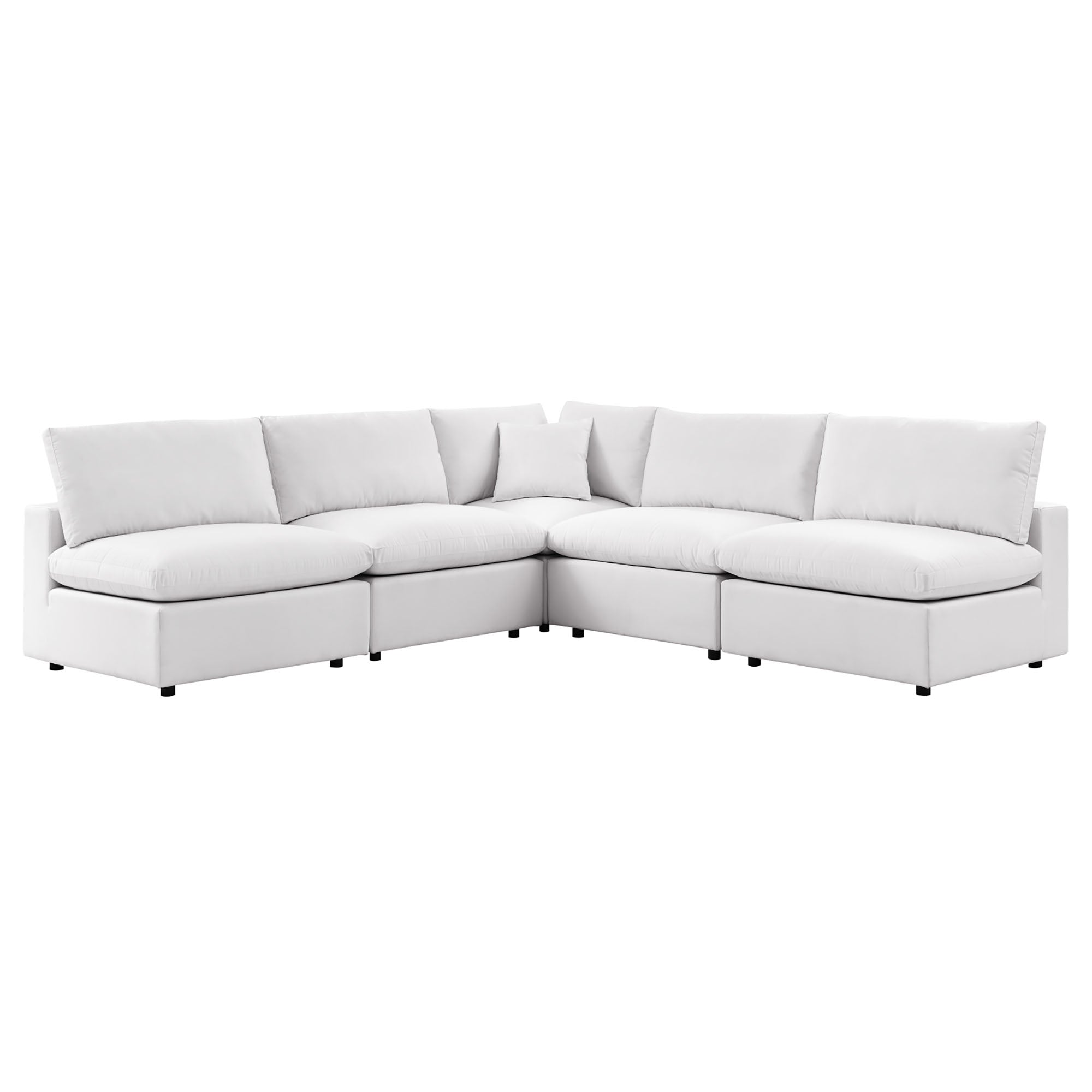 Modway 5-Piece Modular Outdoor Sectional Sofa