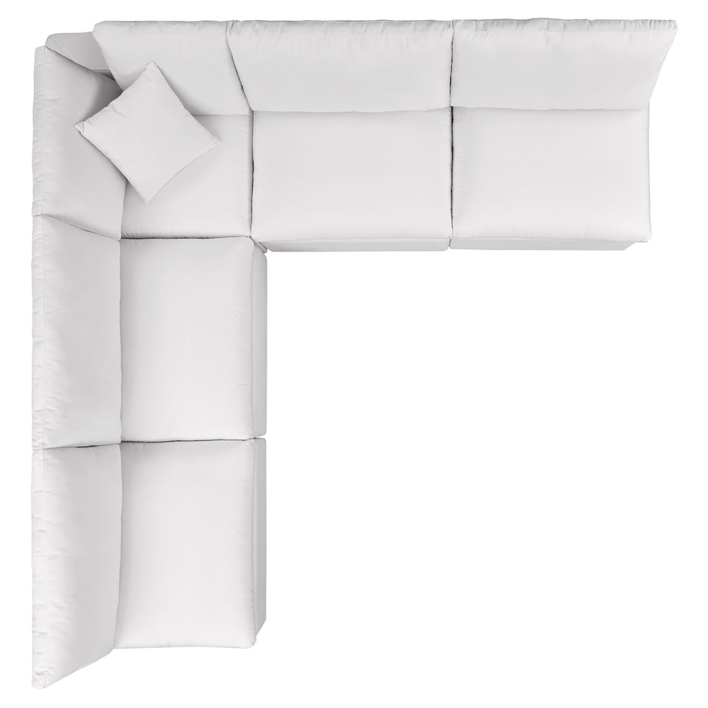 Modway 5-Piece Modular Outdoor Sectional Sofa