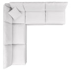 Modway 5-Piece Modular Outdoor Sectional Sofa