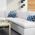 Commix 5-Piece Outdoor Sectional Sofa in Sunbrella® White