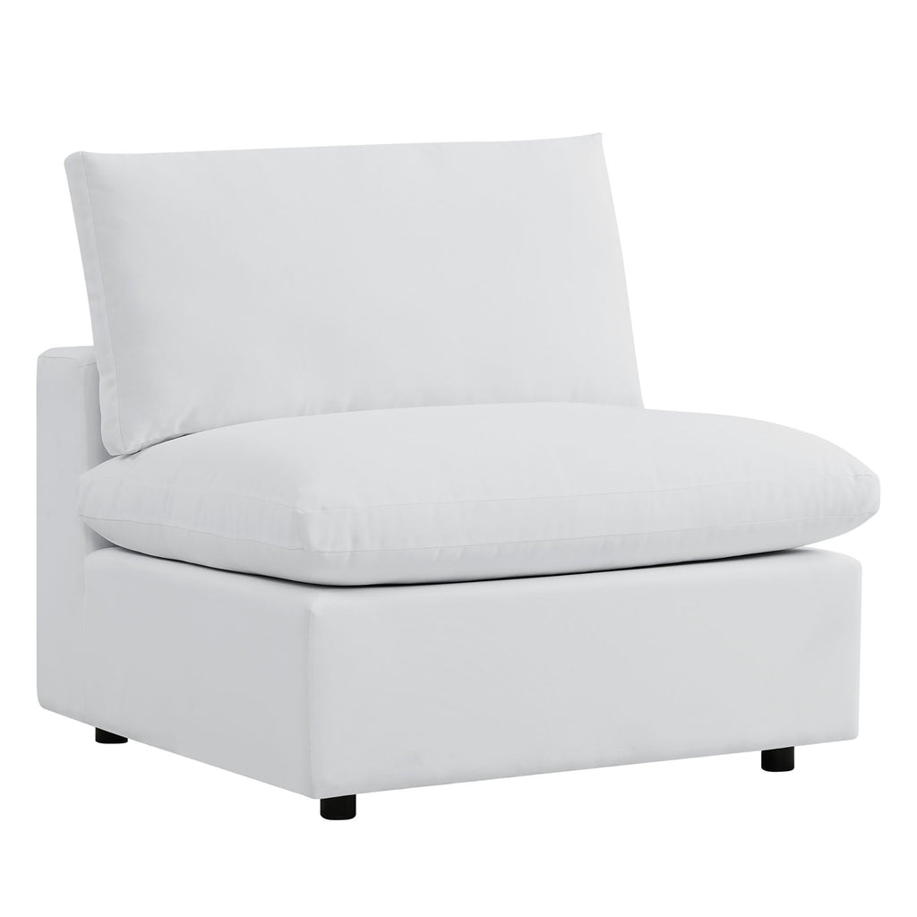 Commix 5-Piece Outdoor Sectional Sofa in Sunbrella® White