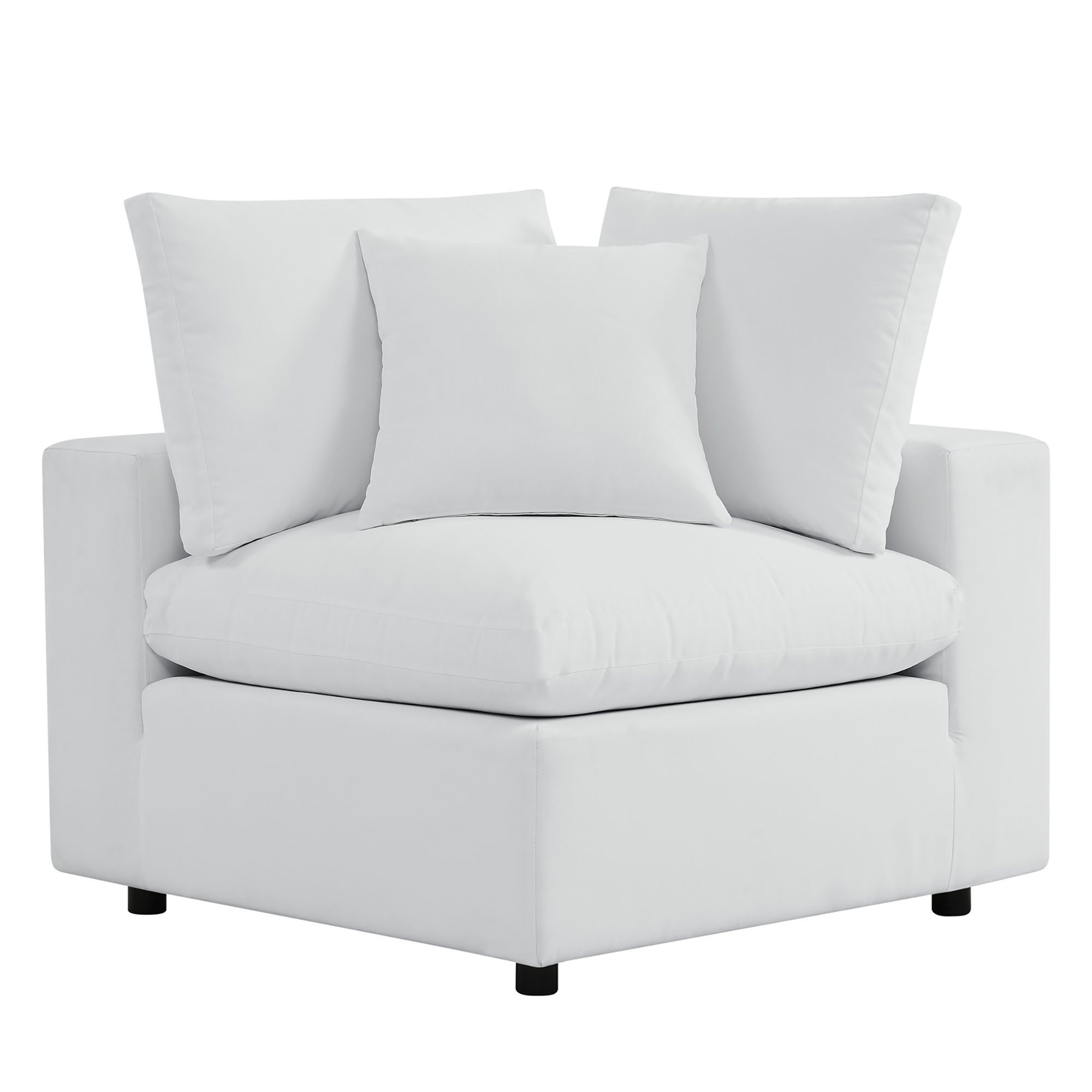 Commix 5-Piece Outdoor Sectional Sofa in Sunbrella® White