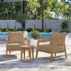 Brisbane Teak 3-Piece Outdoor Patio Set by Modway