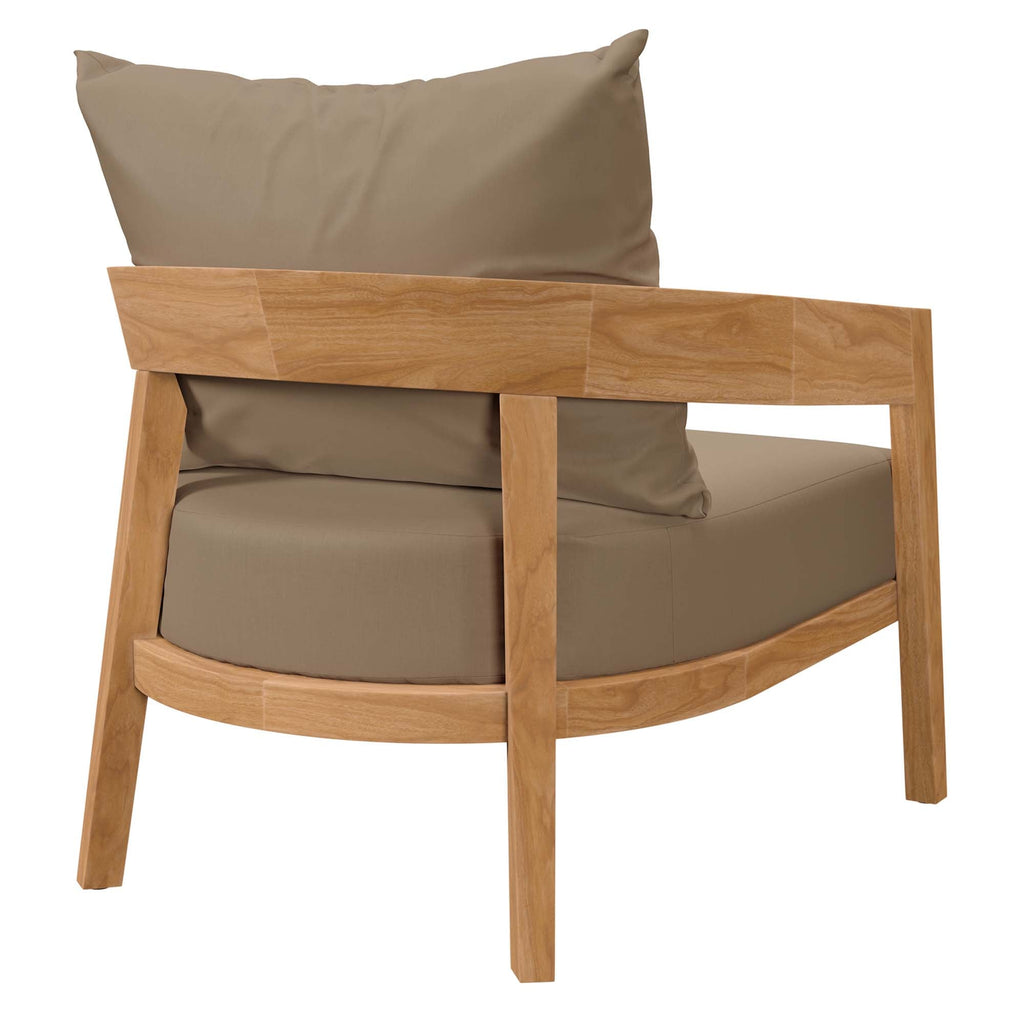 Brisbane Teak 3-Piece Outdoor Patio Set by Modway