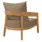 Brisbane Teak 3-Piece Outdoor Patio Set by Modway