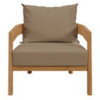 Brisbane Teak 3-Piece Outdoor Patio Set by Modway