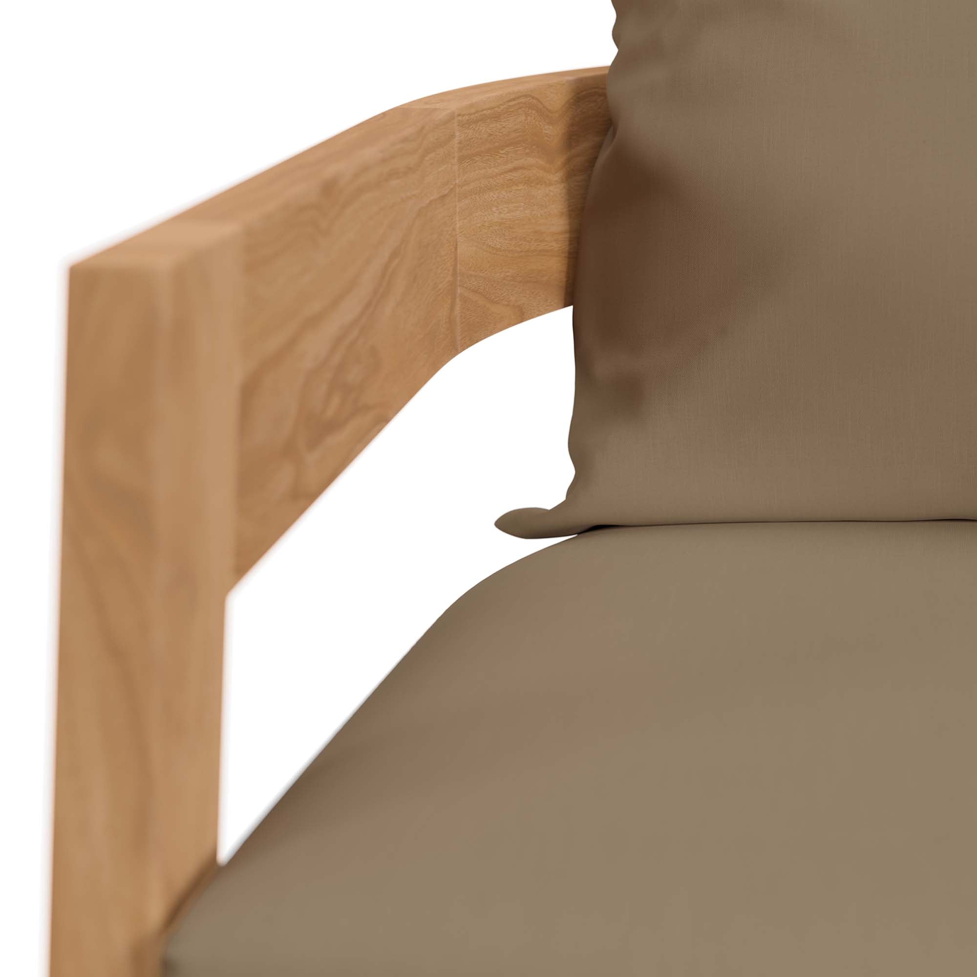 Brisbane Teak 3-Piece Outdoor Patio Set by Modway