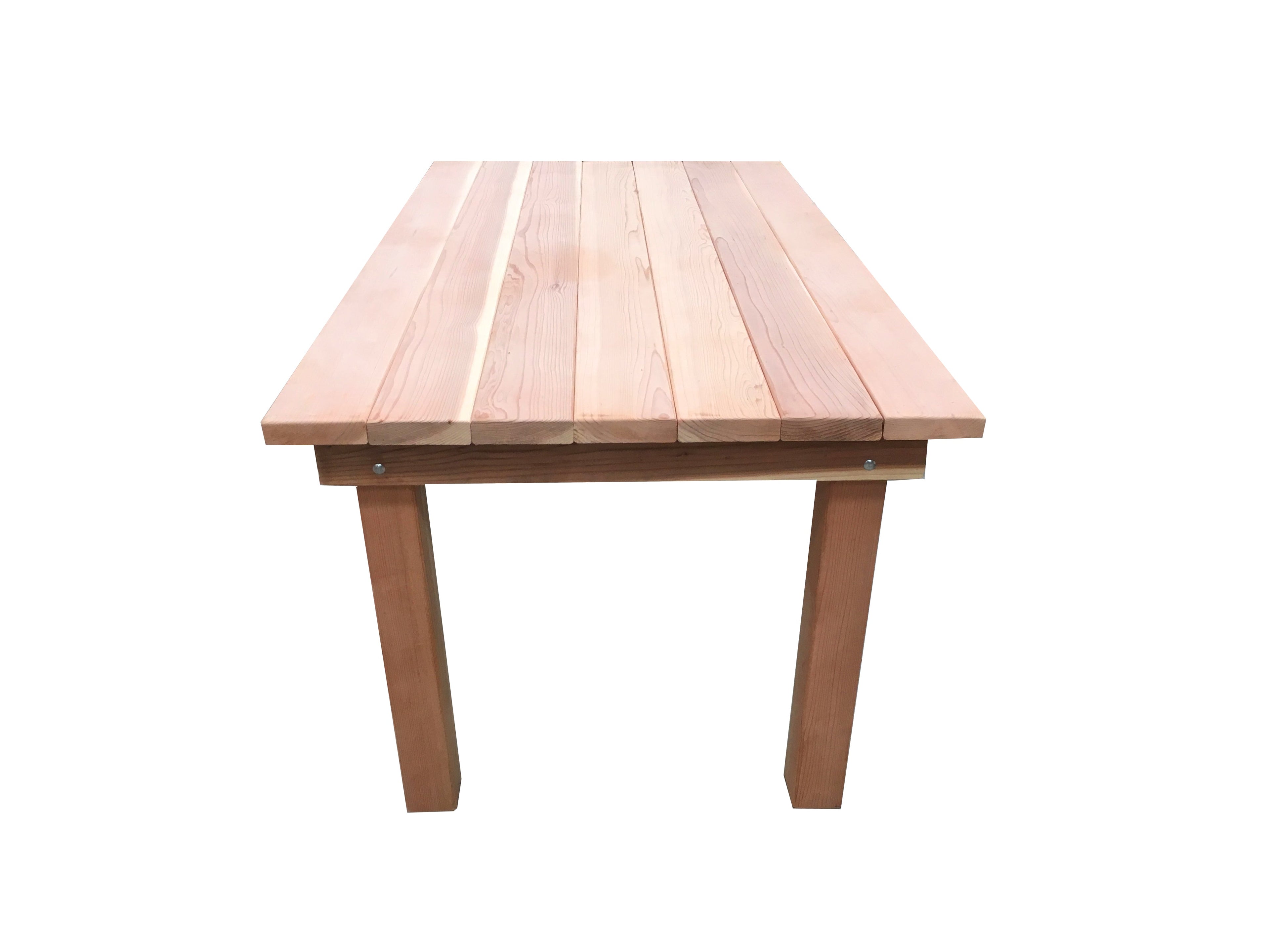 Artisan Farmhouse Solid Redwood Dining Table