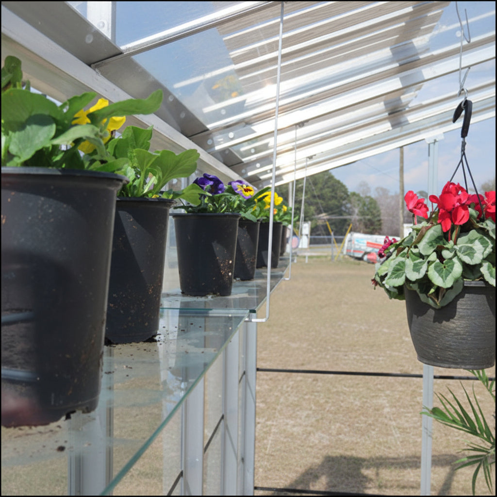 Janco 4-Bay Greenhouse Shelving System
