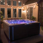 Pinnacle 7-Person Luxury Hot Tub with Captain’s Chair and Lounger