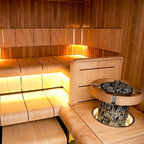 Harvia Cilindro PC90 9KW Sauna Heater with built in controls - Finnish Sauna Builders