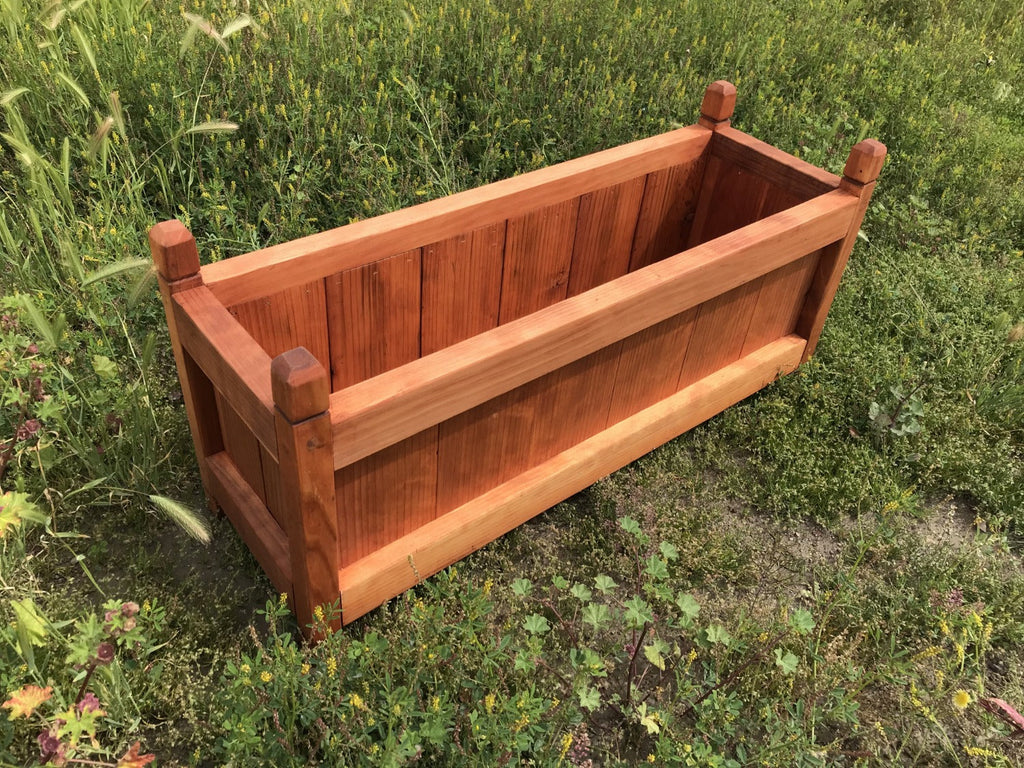 Artisan Redwood Solid Wood Garden Planter