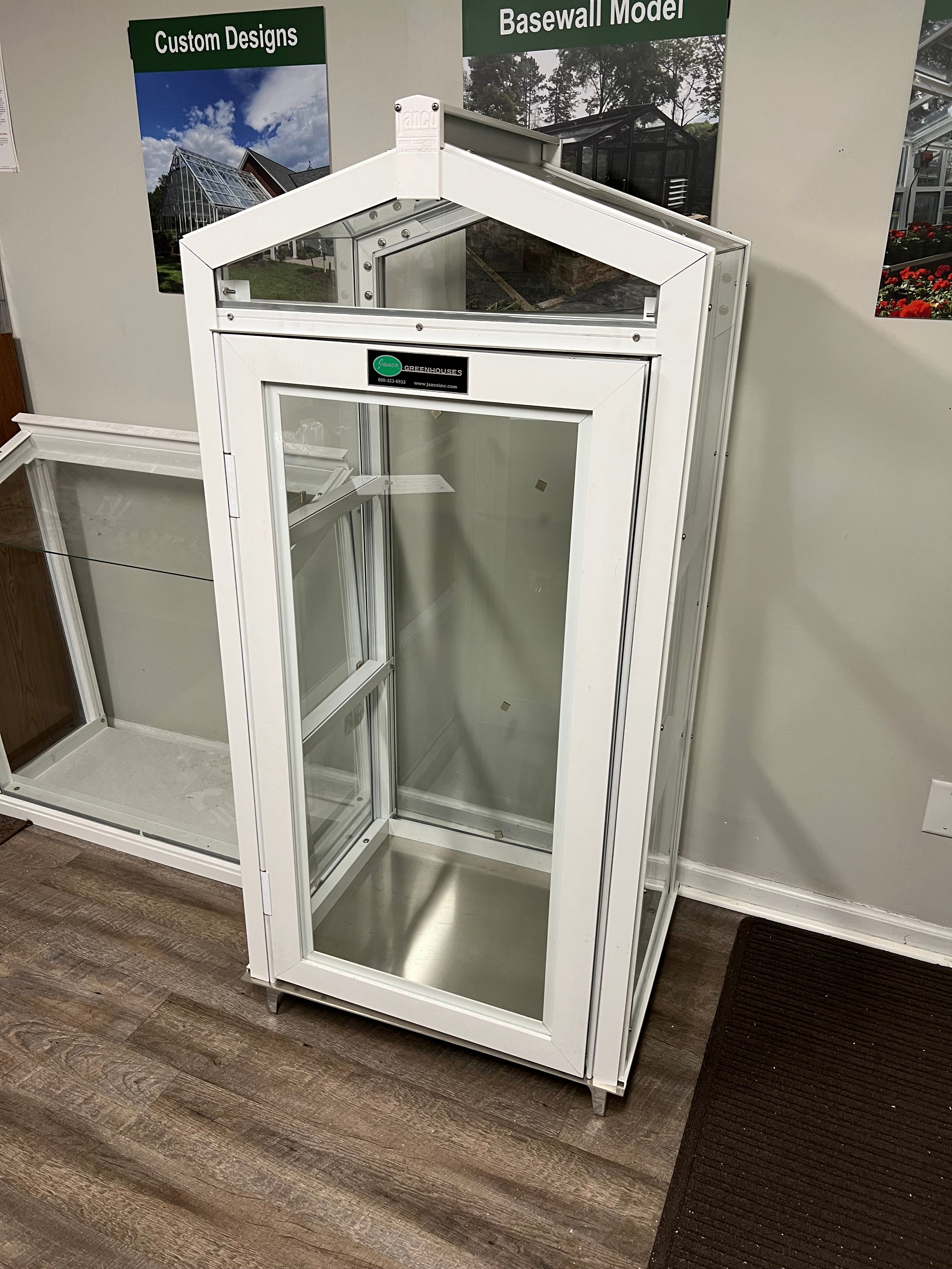 Janco Garden Curio Greenhouse Cabinet