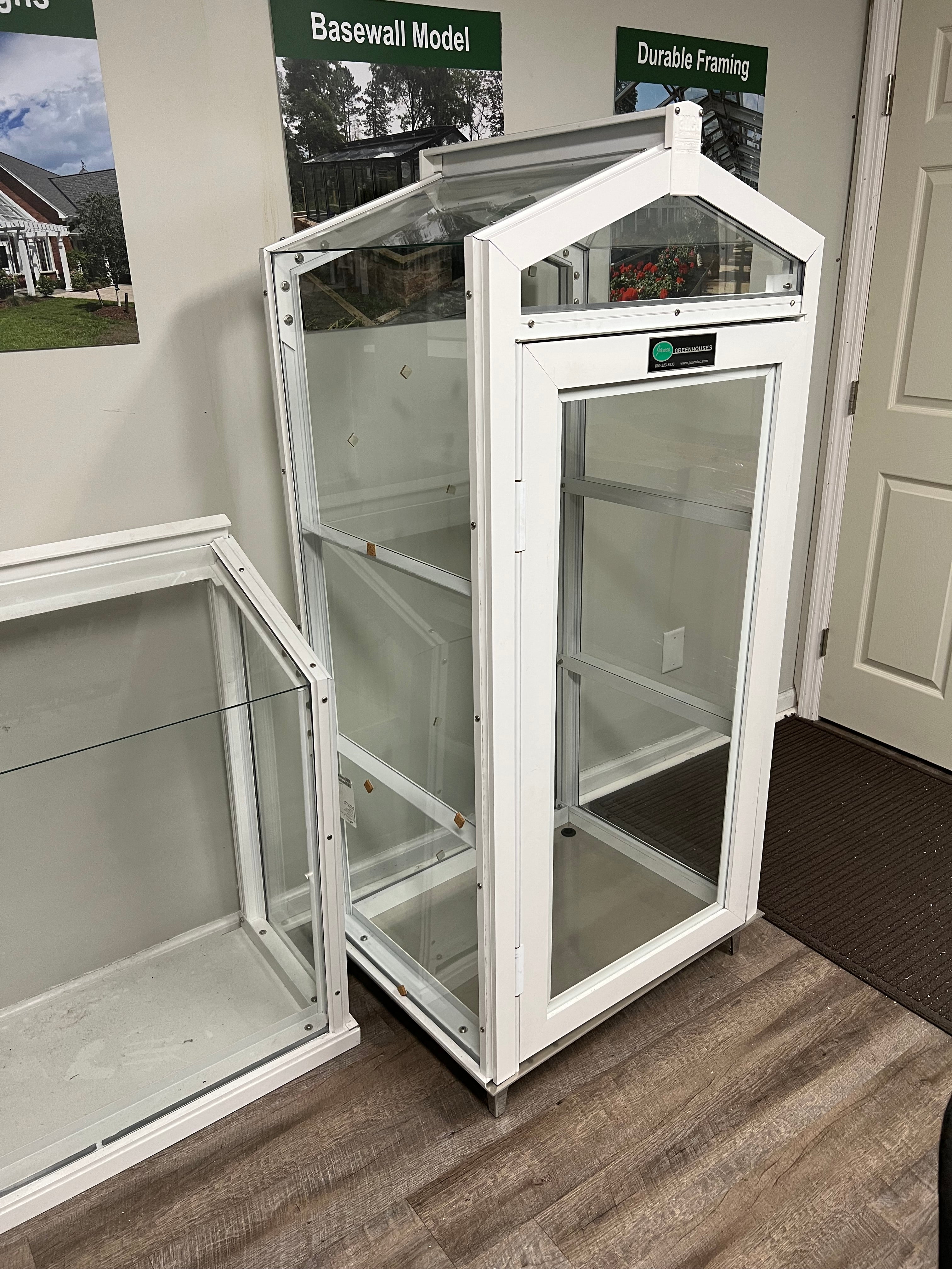 Janco Garden Curio Greenhouse Cabinet