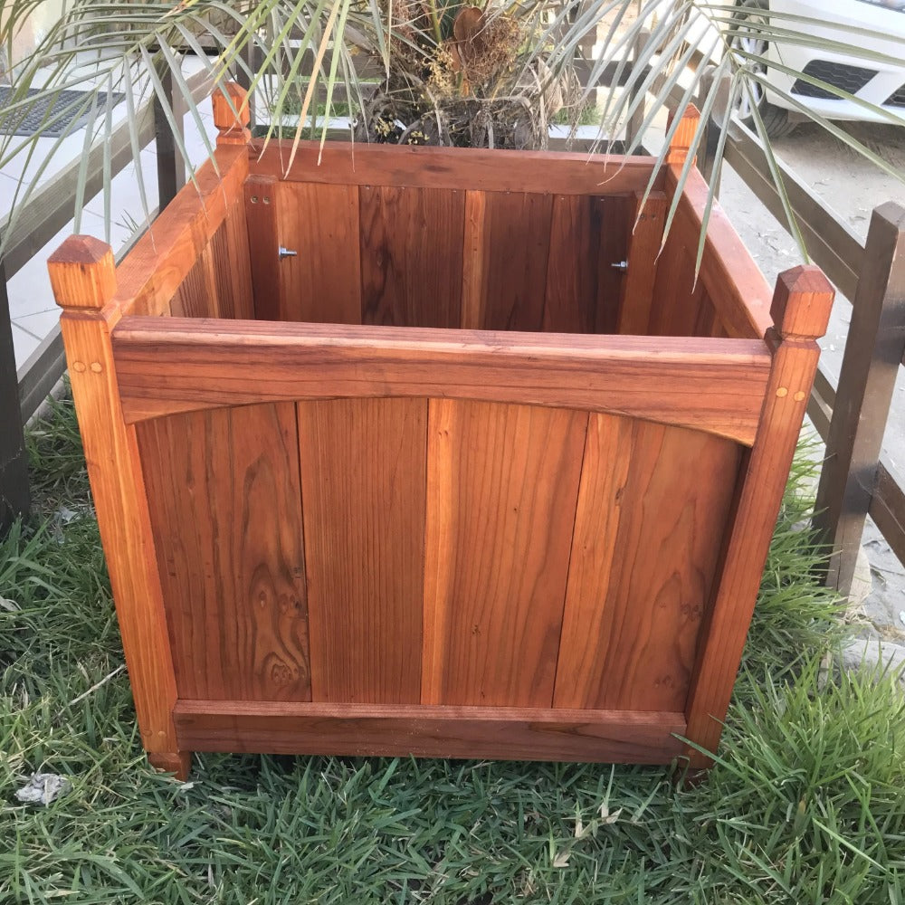 Artisan Redwood Solid Wood Garden Planter