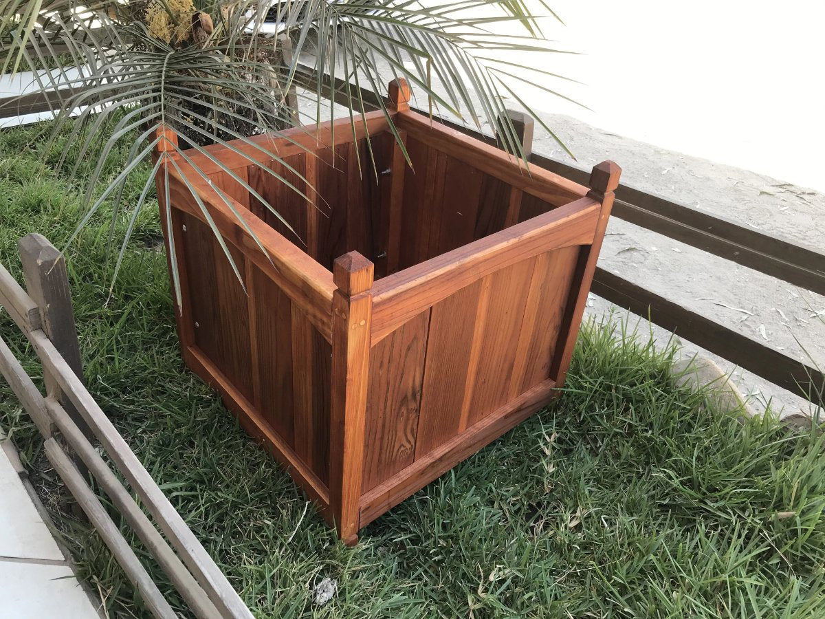 Artisan Redwood Solid Wood Garden Planter