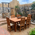 Artisan Farmhouse Solid Redwood Dining Table